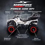 Квадроцикл SHARMAX Force 1100 с ПСМ — изображение 8
