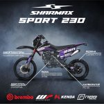 Мотоцикл кроссовый эндуро SHARMAX Sport 230 19/16 (камуфляж) — изображение 2